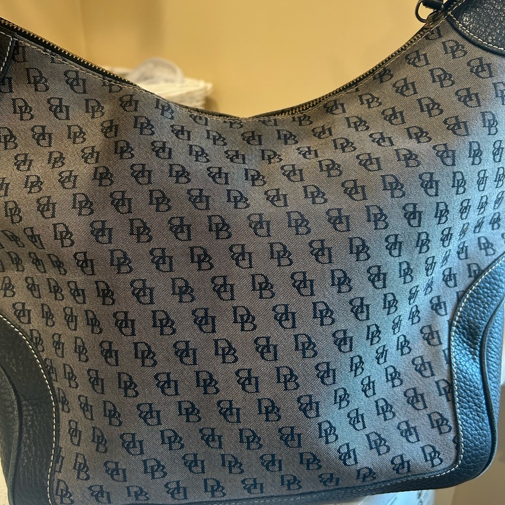 Dooney & Bourke Black Monogram Hobo Bag